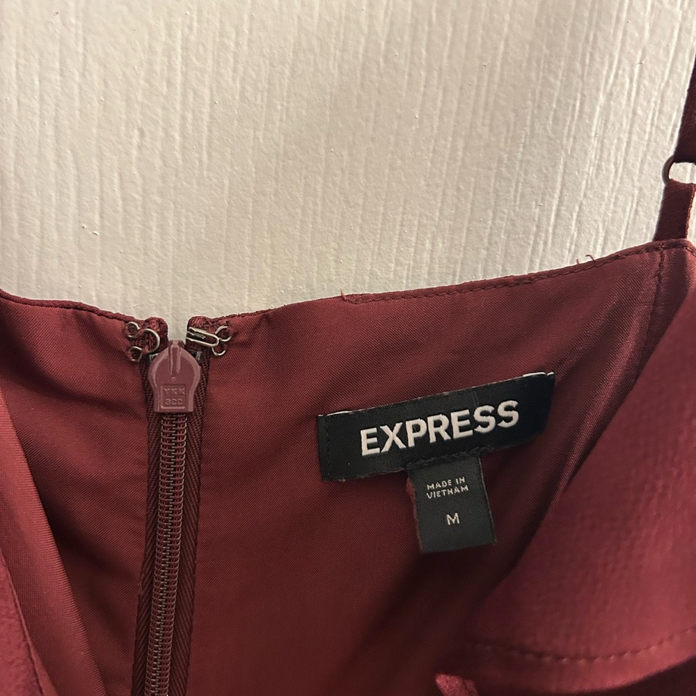Burgundy EXPRESS Dress - Picture 5 of 6